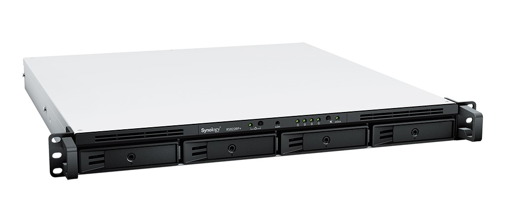 Synology RS822RP+ 1U 4Bay 2.2 GHZ QC RPS 2GB DDR4 2x USB3.2 I 4x GBE