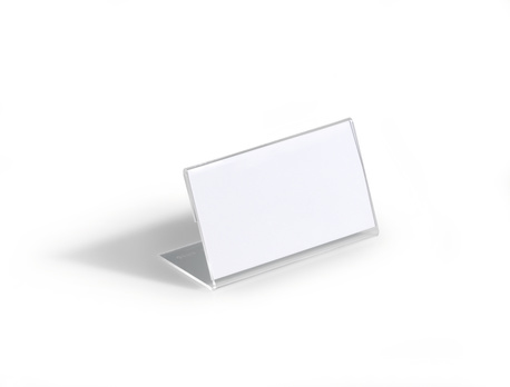 Tischnamensschild Acryl – 52 x 100 mm
