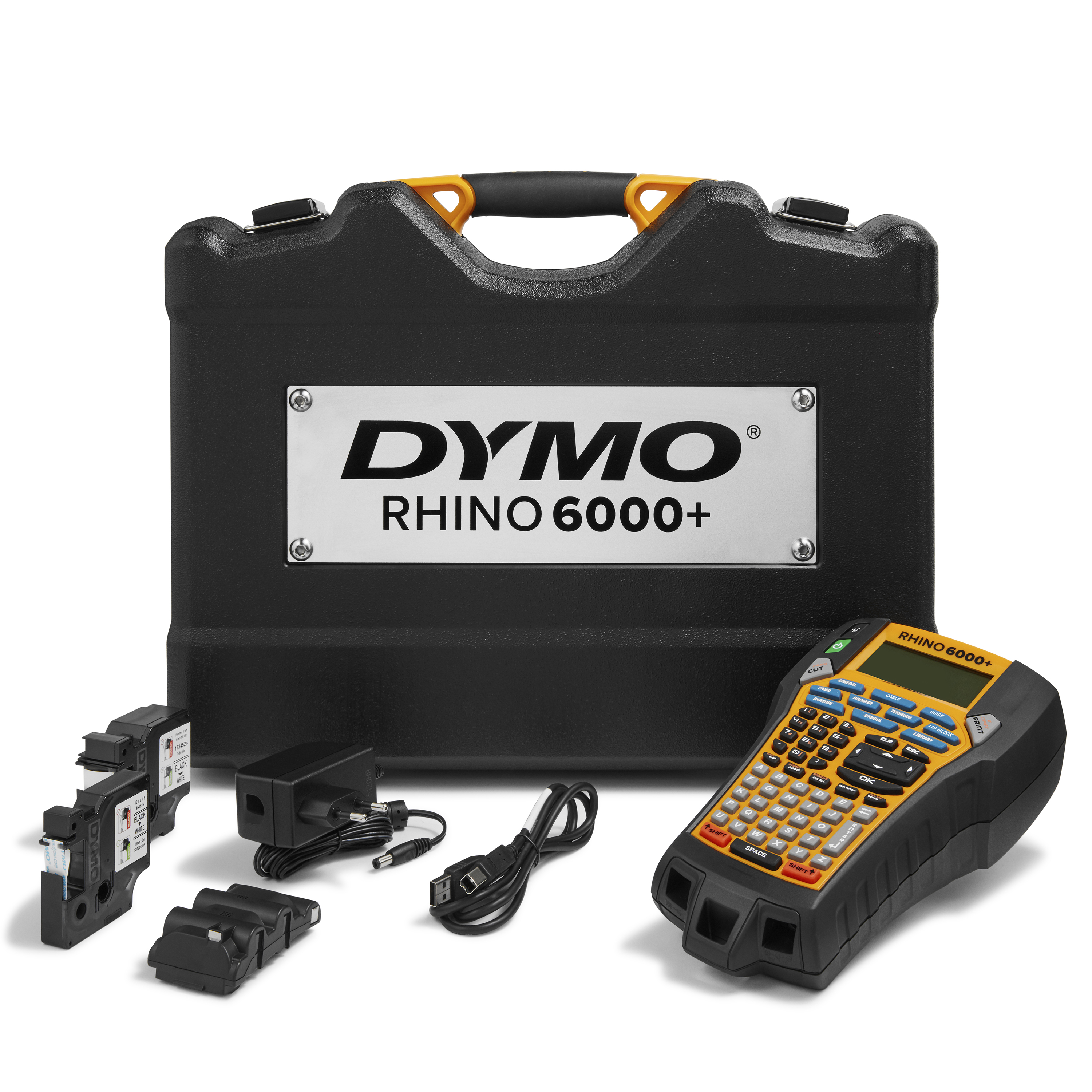 DYMO | Rhino 6000+ Industrielles Beschriftungsgerät | USB - Anschluss | ABC-Tastatur | im KofferSet