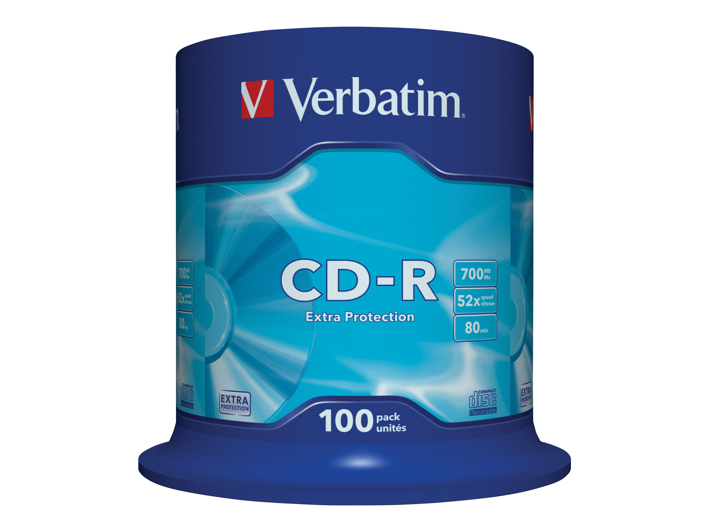 100 x CD-R - 700 MB (80 Min) 52x