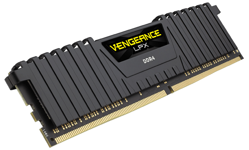 2x 8GB (16GB Kit) DDR4-3000 Corsair Vengeance LPX schwarz CL16