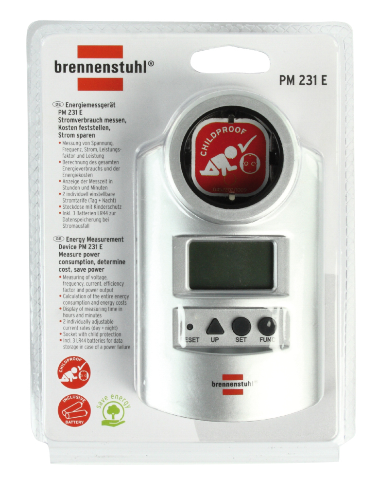 Brennenstuhl | Adapter | Primera-Line Energiemessgerät PM 231 E