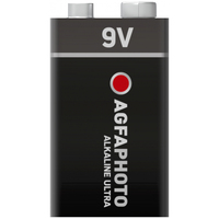AgfaPhoto Batterie Alkaline Ultra -9V 6LR61 E-Block     1St.