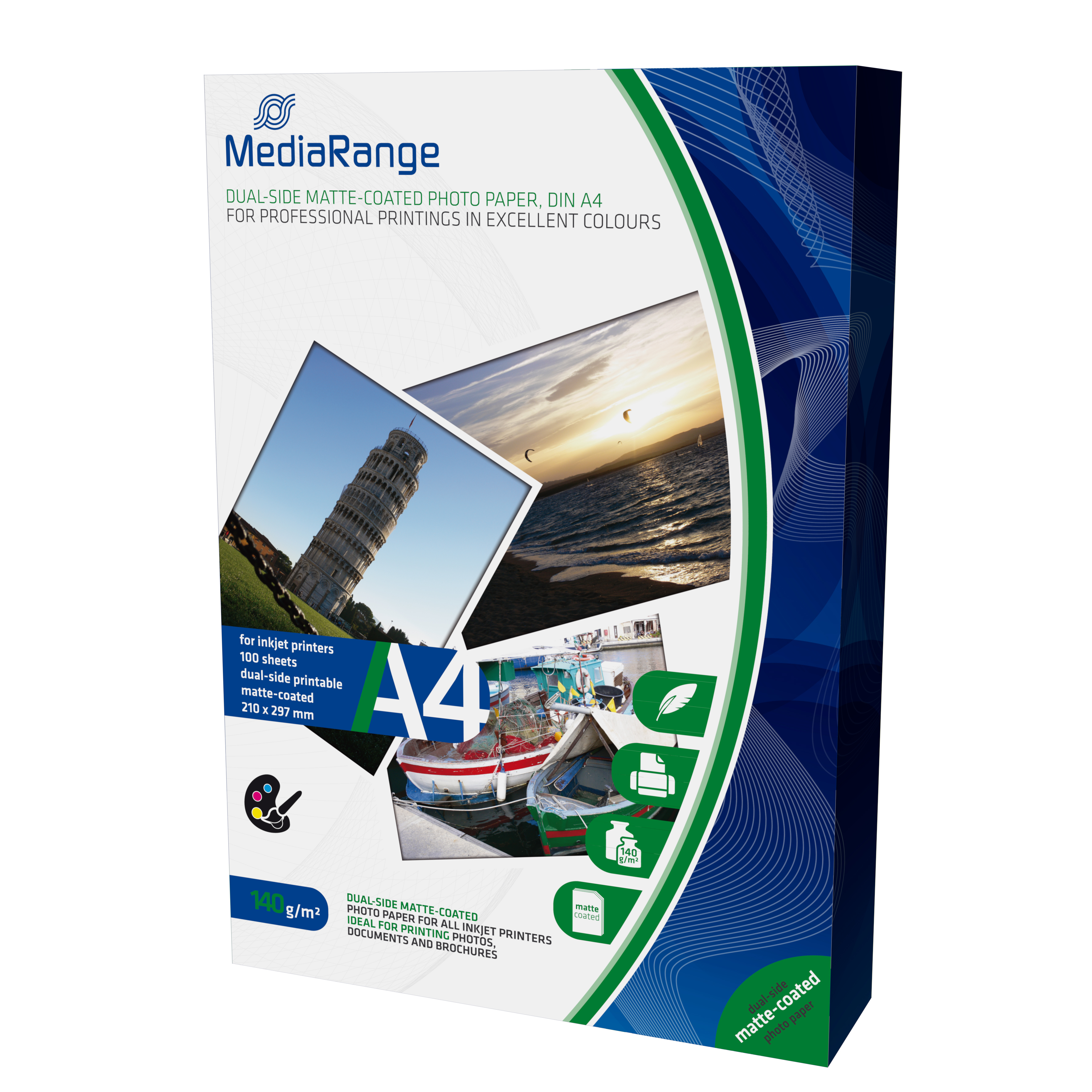 Fotopapier matt coated A4 140 g/m² – 100 Blatt