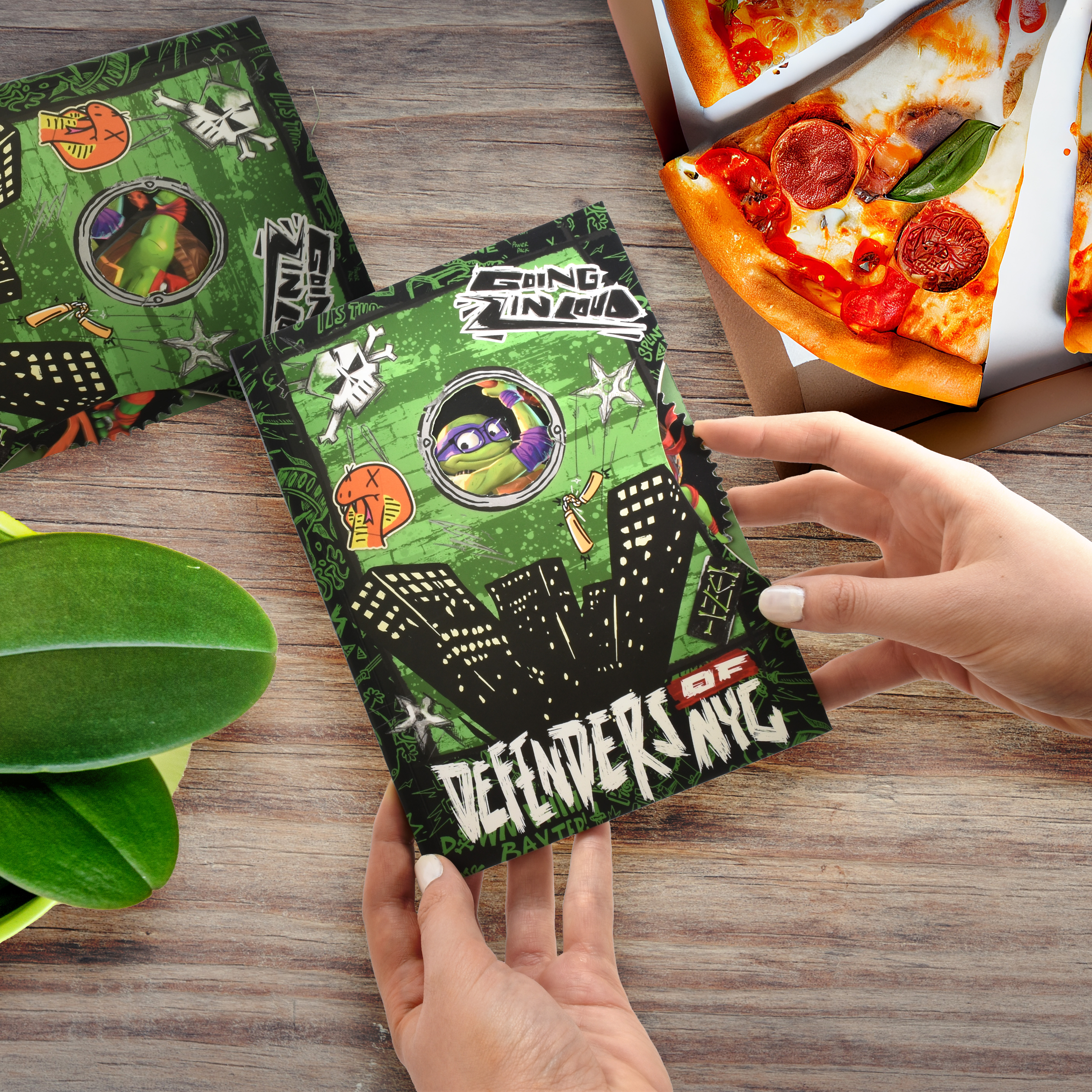 ThumbsUP! Notizbuch - TMNT -  Spinner