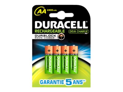 Duracell PreCharged - Batterie 4 x AA-Typ - NiMH - (wiederaufladbar)