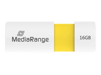 USB-Stick 16GB USB 2.0 Slider yellow