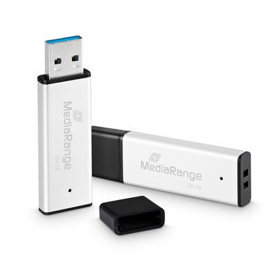 High Performance USB-Stick | 256 GB | USB 3.2 Gen 1 | Aluminium | Silber