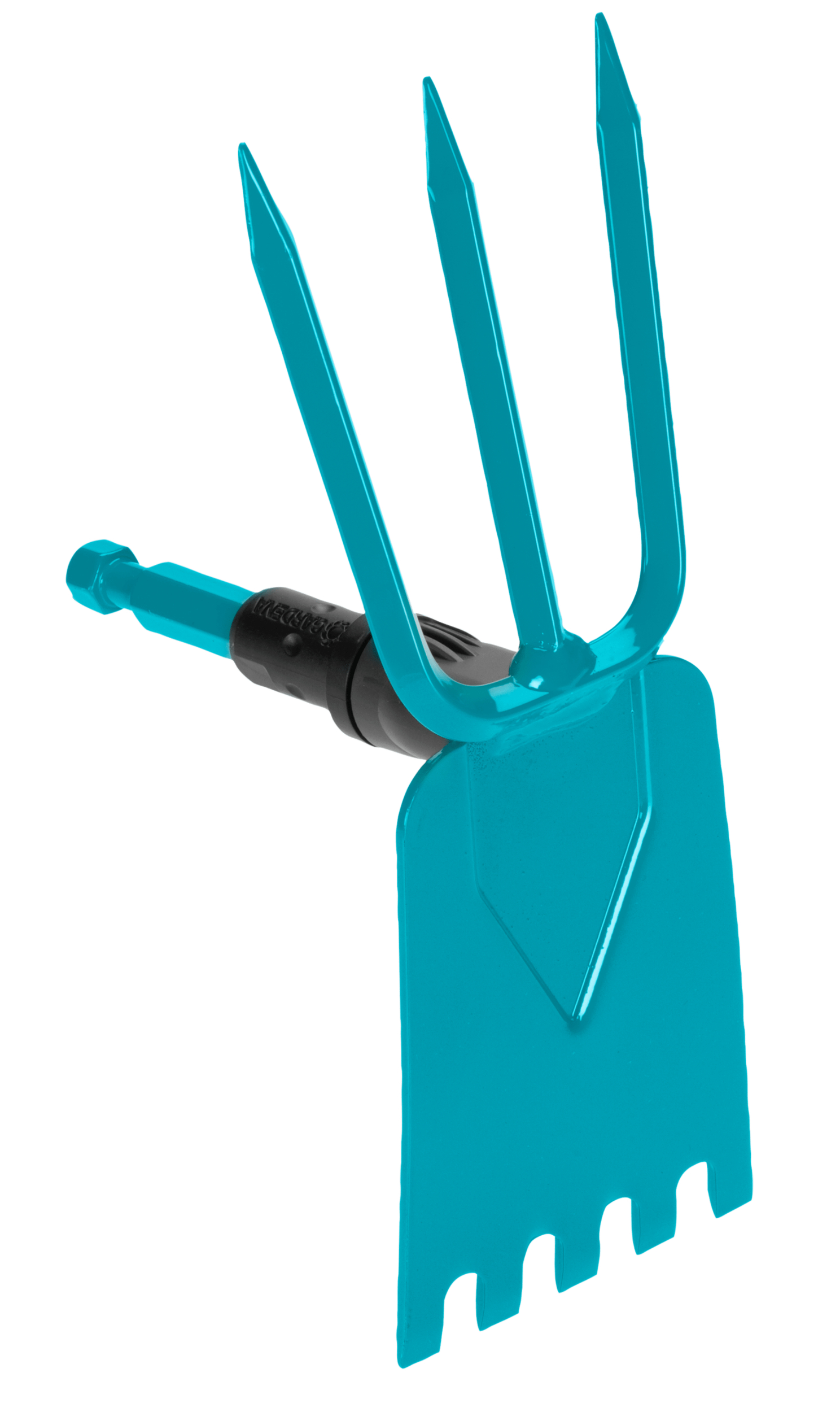 combisystem-Gartenhacke 3 Zinken 9 cm breit