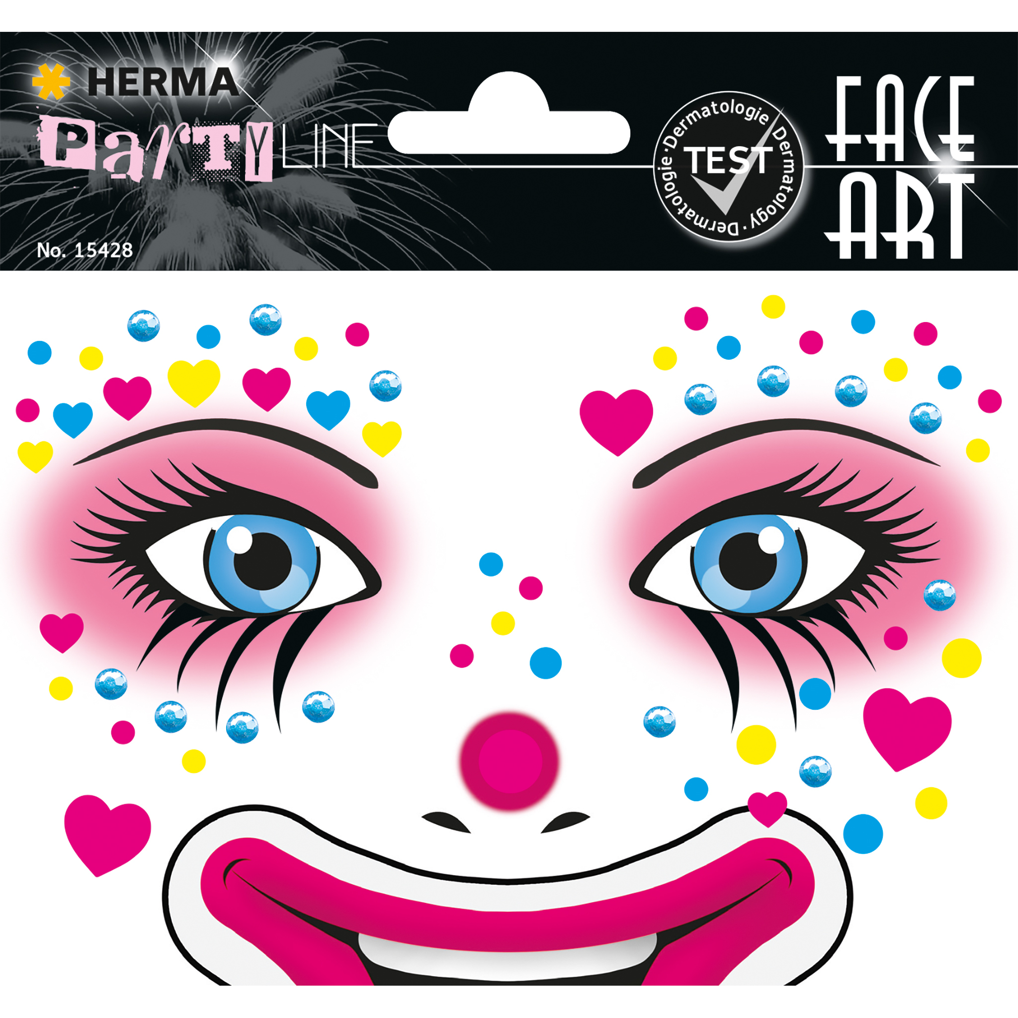 HERMA Face Art Sticker - Entfernbar - Sichtverpackung - 1 Stück(e)