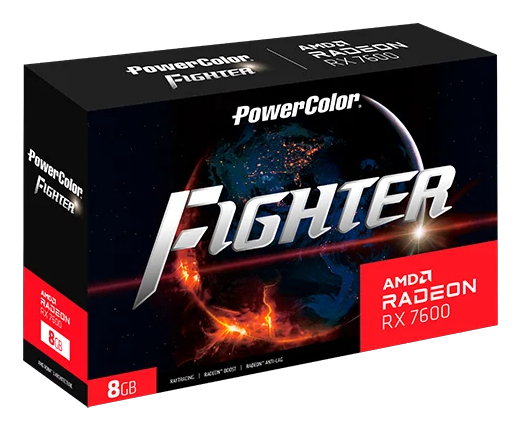 Radeon RX7600 Fighter V2   8GB GDDR6 HDMI 3xDP