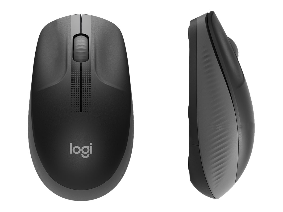 Logitech M190 - Maus - optisch - 3 Tasten - kabellos - kabelloser Empfänger (USB)