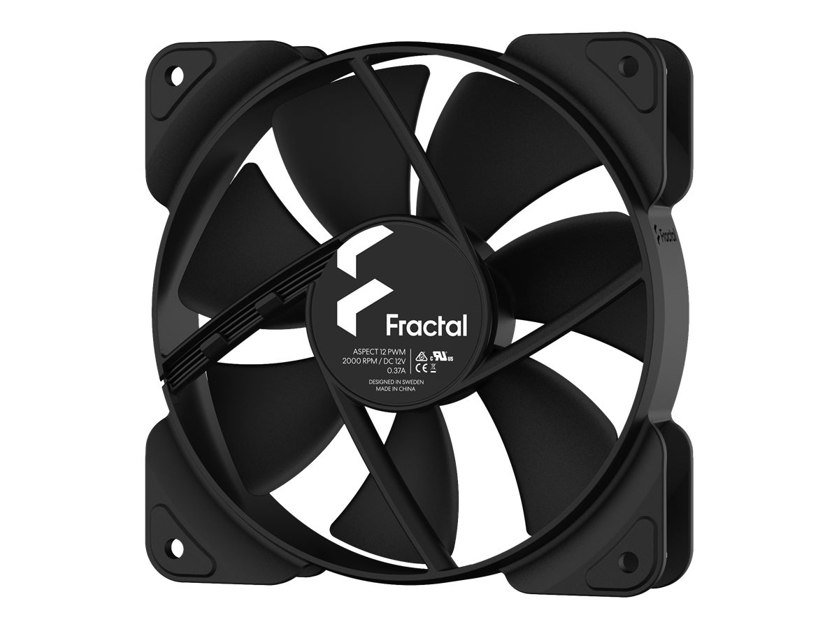 Aspect 12 PWM - schwarz - 120mm Gehäuselüfter Single-Pack