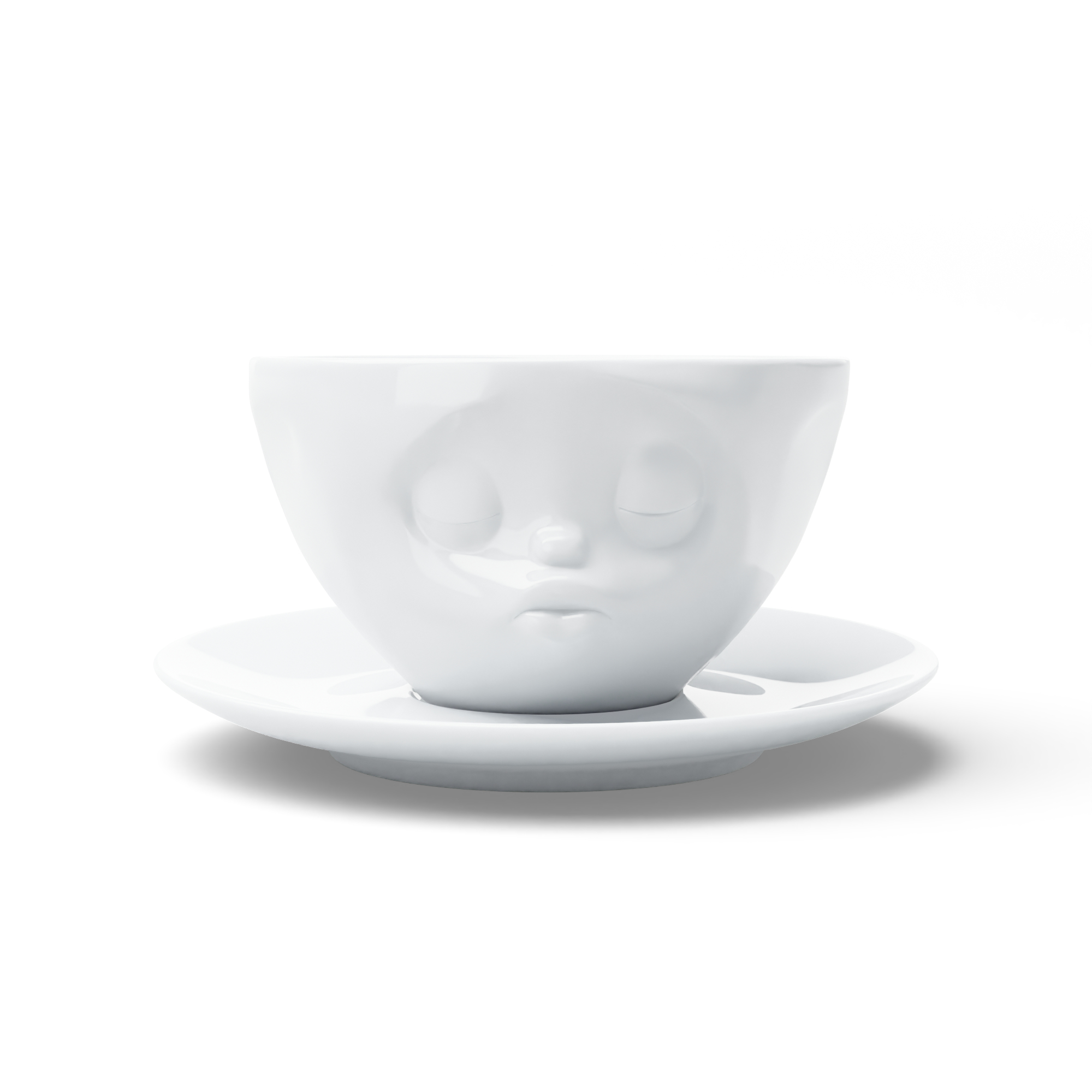 FIFTYEIGHT Kaffeetasse 200ml - Küssend weiß