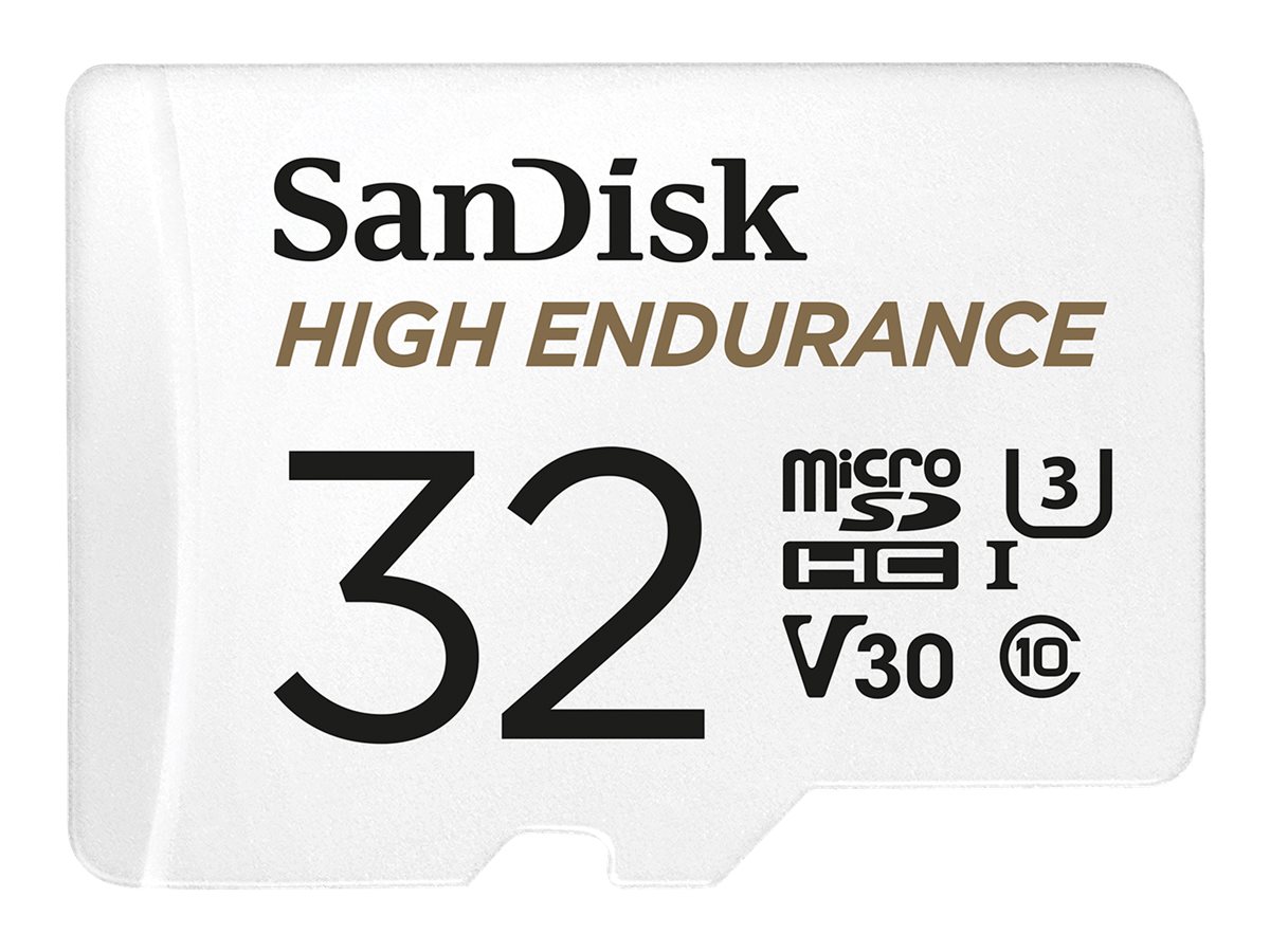 SanDisk High Endurance - Flash-Speicherkarte (microSDHC/SD-Adapter inbegriffen)