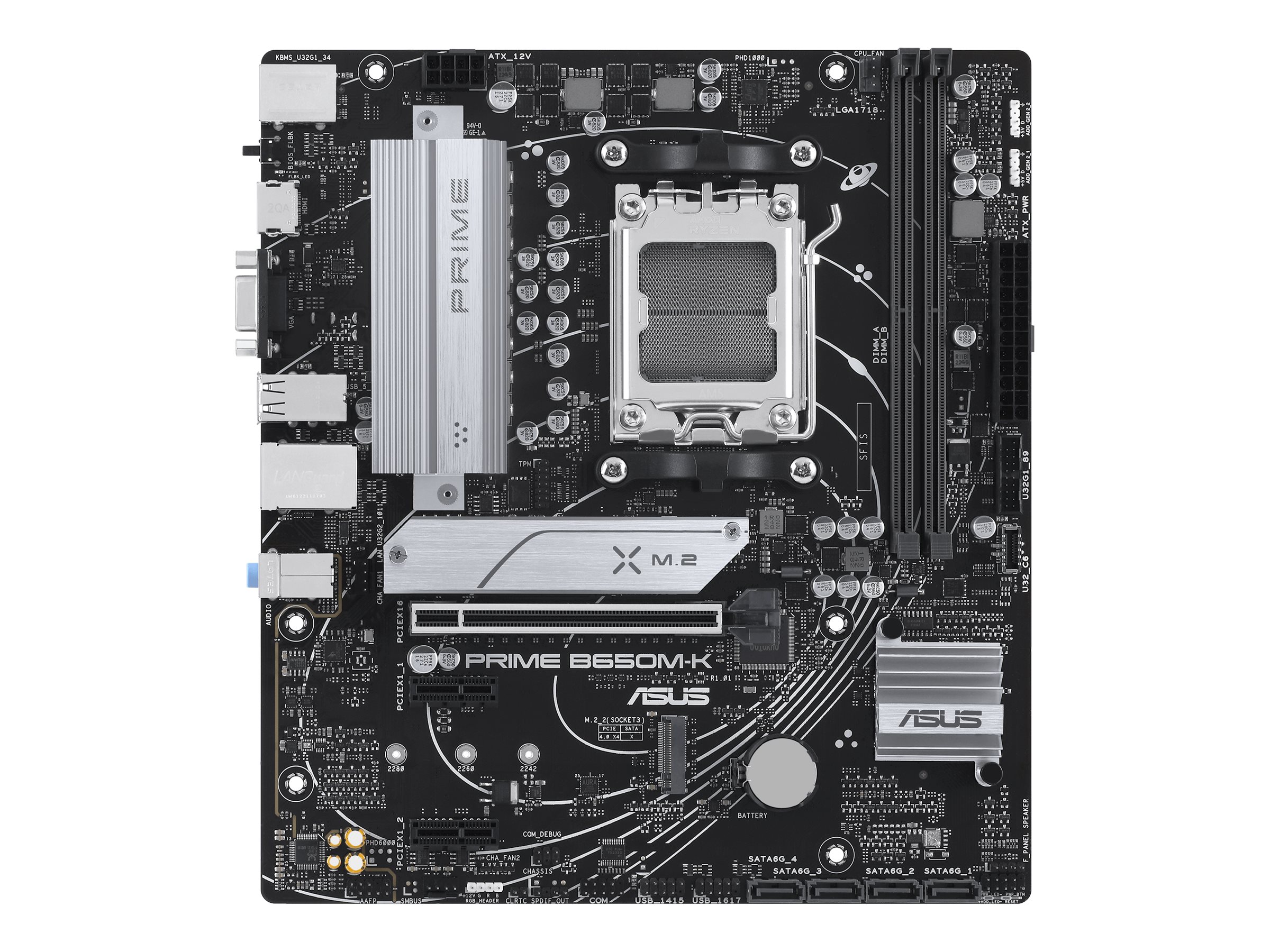 ASUS Prime B650M-K - AMD B650 - So. AM5 - mATX