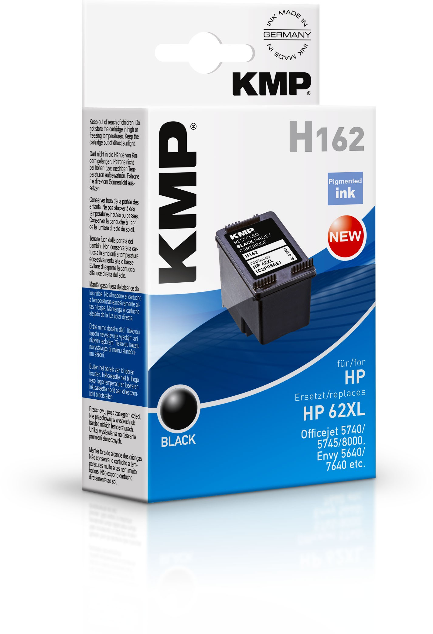 KMP H162 - 12 ml - Schwarz - kompatibel - Tintenpatrone