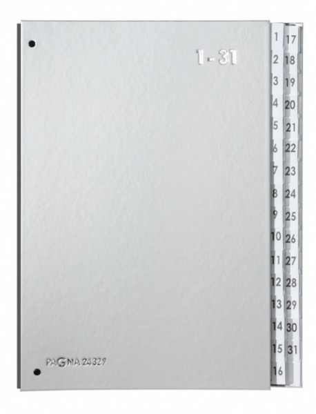 Pagna 24329-14 - A4 - Pappe - Polypropylen (PP) - Silber - Porträt - 340 mm - 40 mm