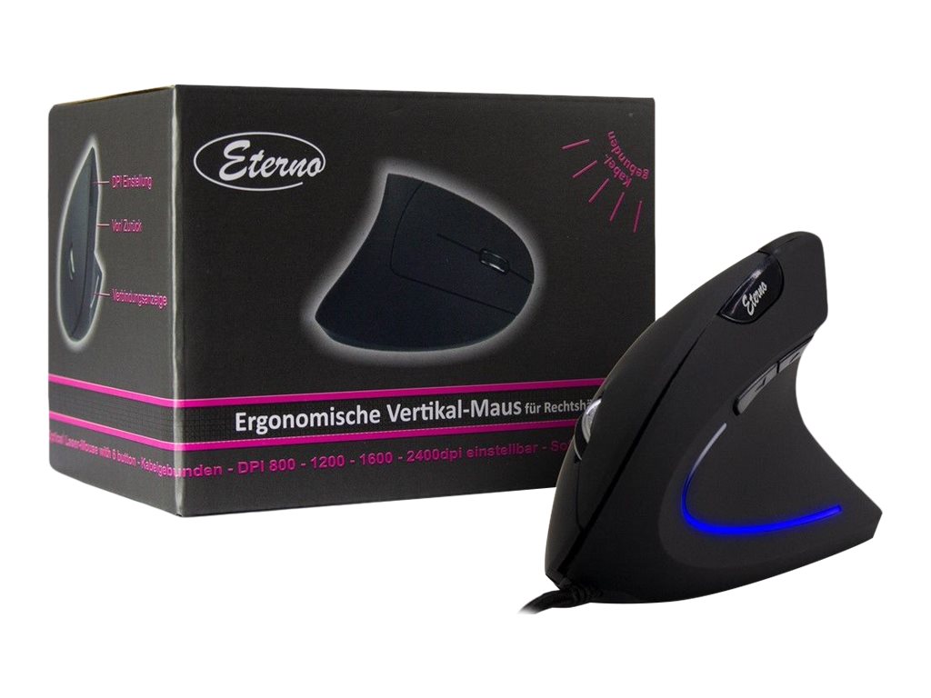 Inter-Tech Eterno KM-206WR - Vertikal - vertical mouse