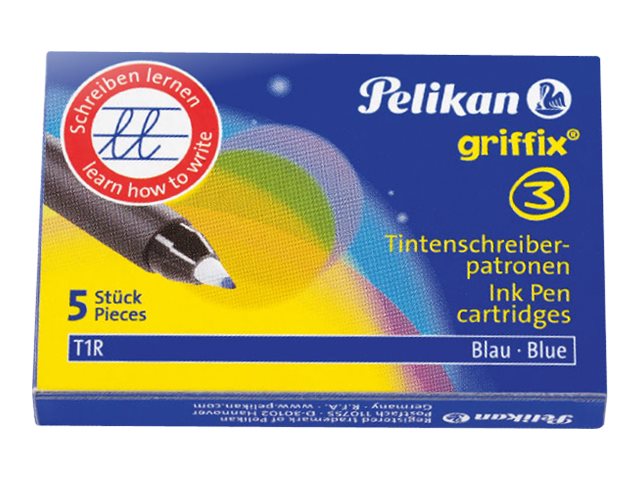 Tintenschreiberpatronen T1R/5 blau FSC 5 Stück