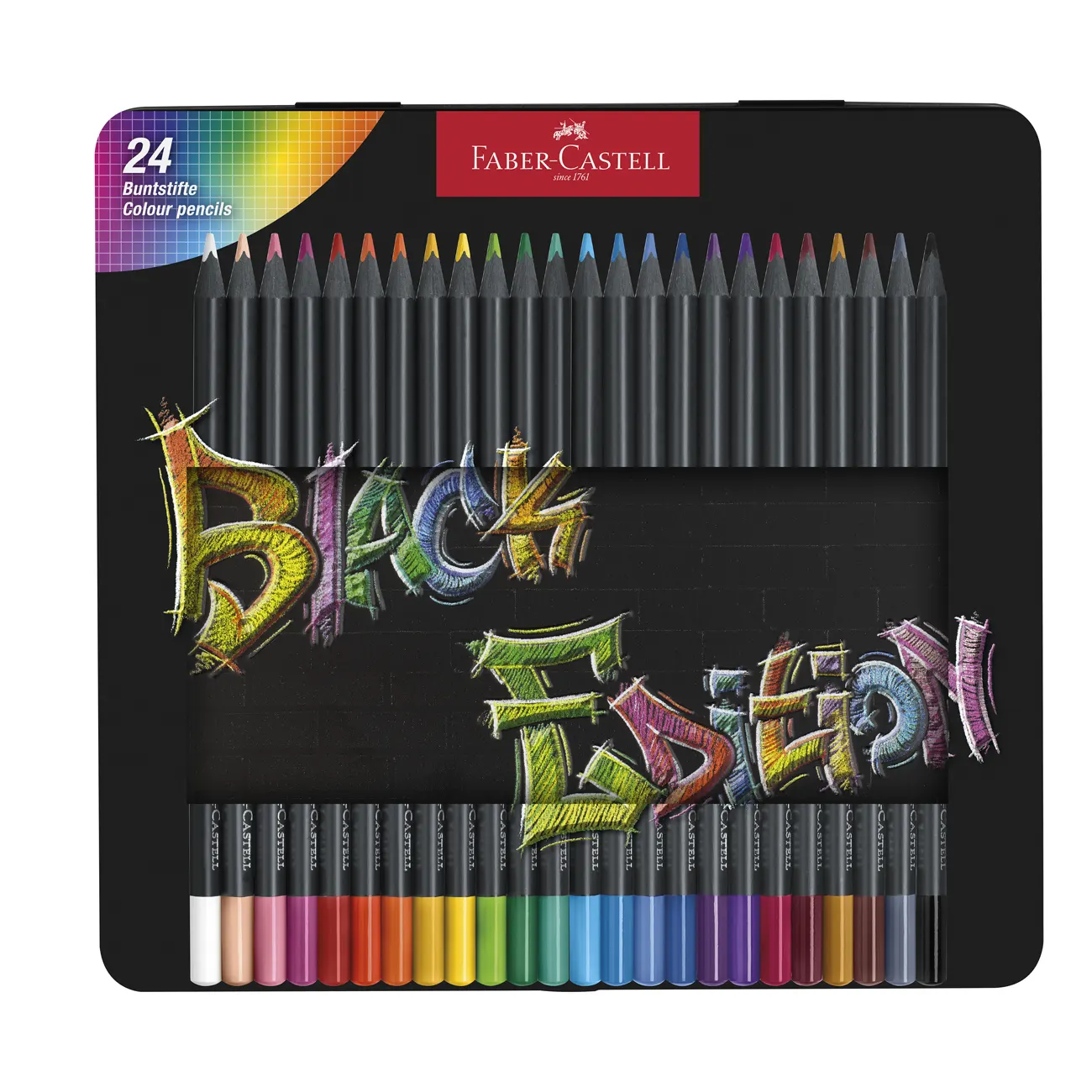Buntstifte Black Edition 24er Metalletui