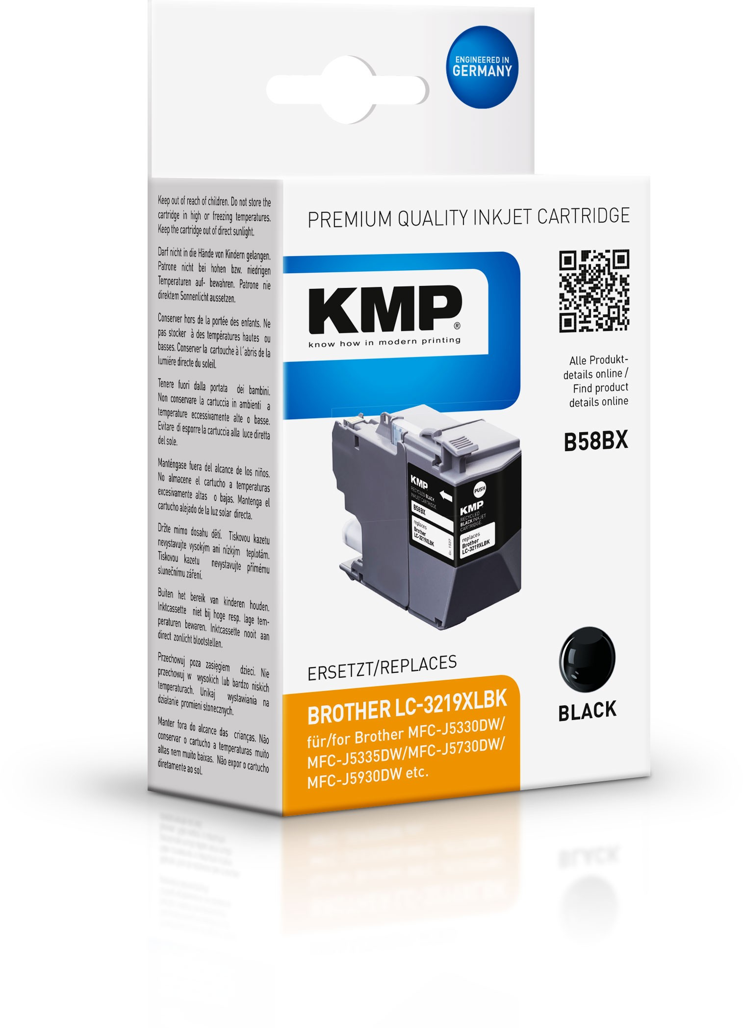 B58BX ersetzt Brother LC-3219XLBK schwarz