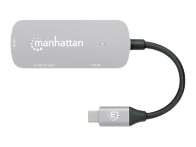 MANHATTAN USB-C auf HDMI 3-in-1 Docking-Konverter mit PD
