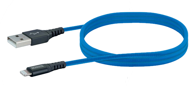 Schwaiger | USB-Kabel 2.0 St. A->Apple Lightning 1,20m blau