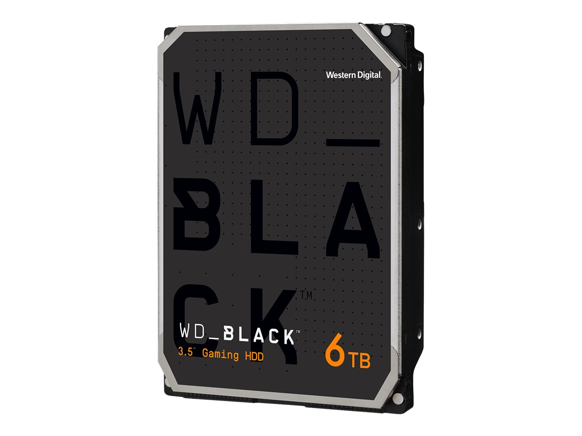 Black      8.9cm (3.5")  6TB SATA3 7200  128MB WD6004FZWX intern