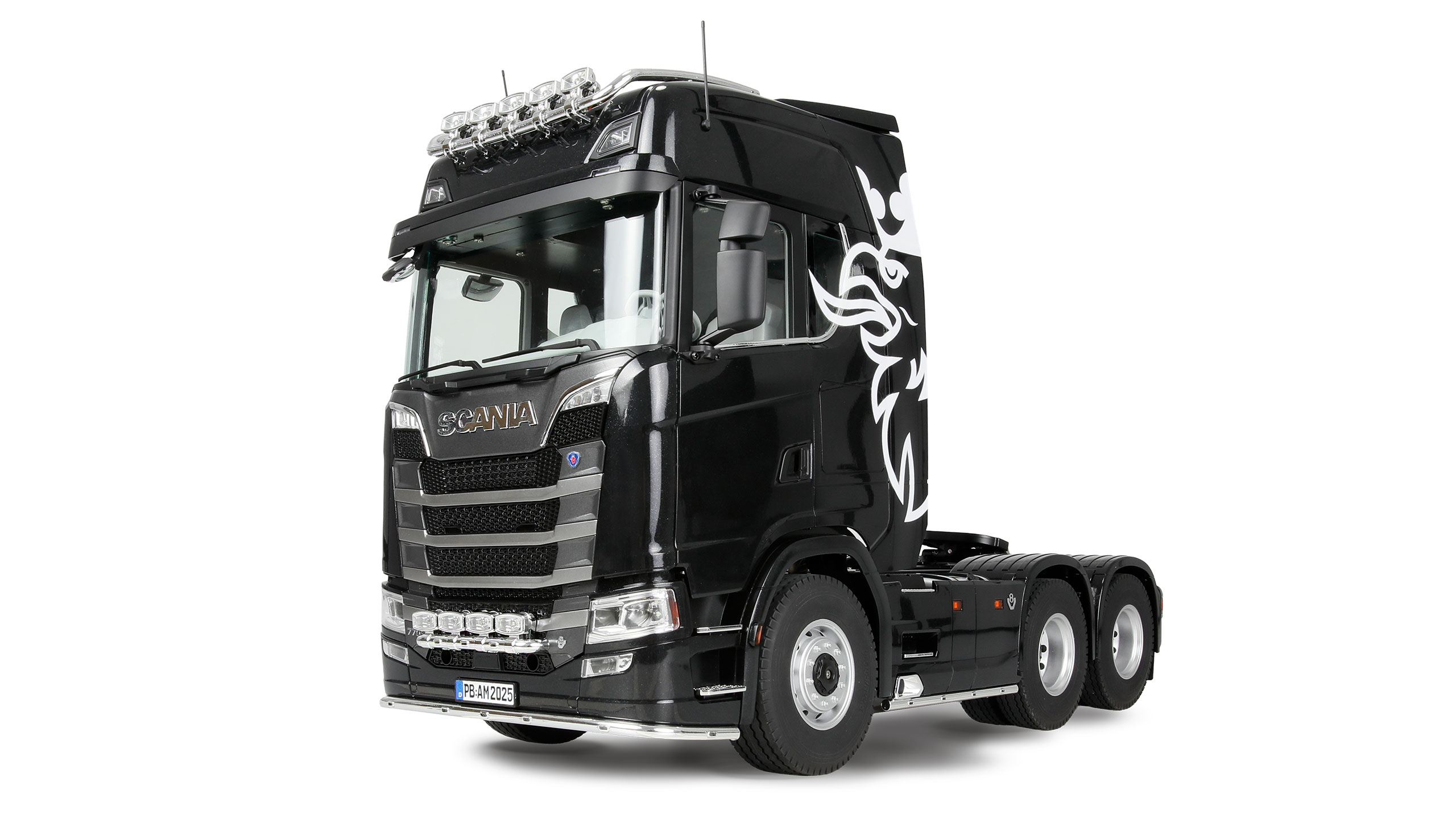 Scania 770 S Zugmaschine 6x6 1:14 RTR schwarz 14+