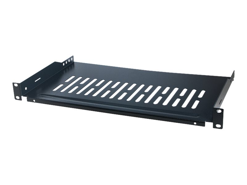 Rack - Regal - Schwarz, RAL 9005 - 1U - 48.3 cm (19")