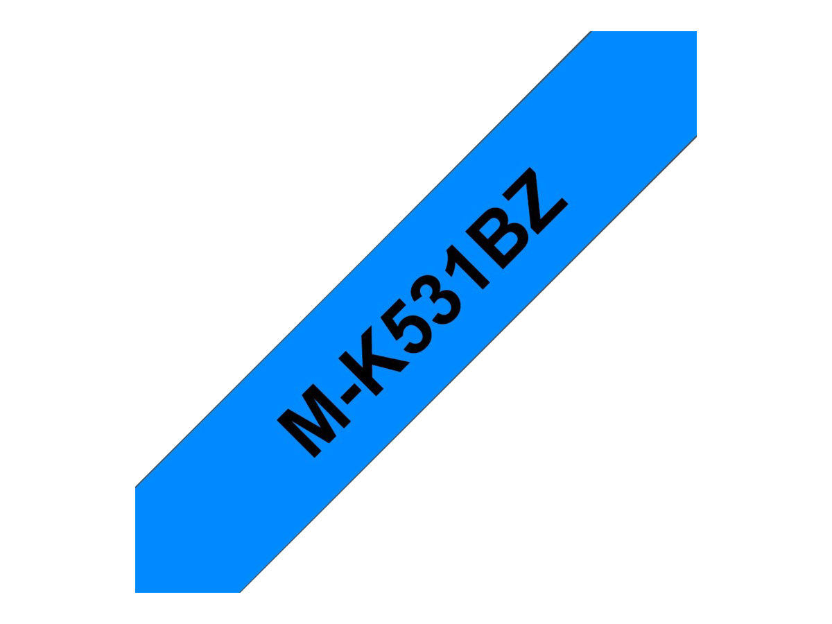 Schriftbandkassette Brother 12mmx8m blau/schwarz MK531BZ
