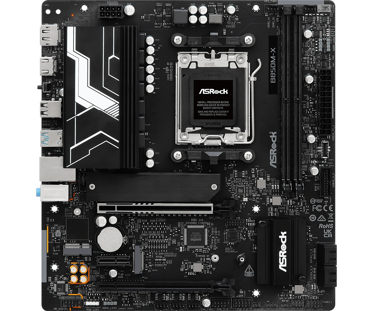 B850M-X R2.0              AM5 mATX HDMI/DP       DDR5