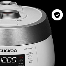 Cuckoo Reiskocher 1.80l CRP-RT1008F Twin Pressure Digital