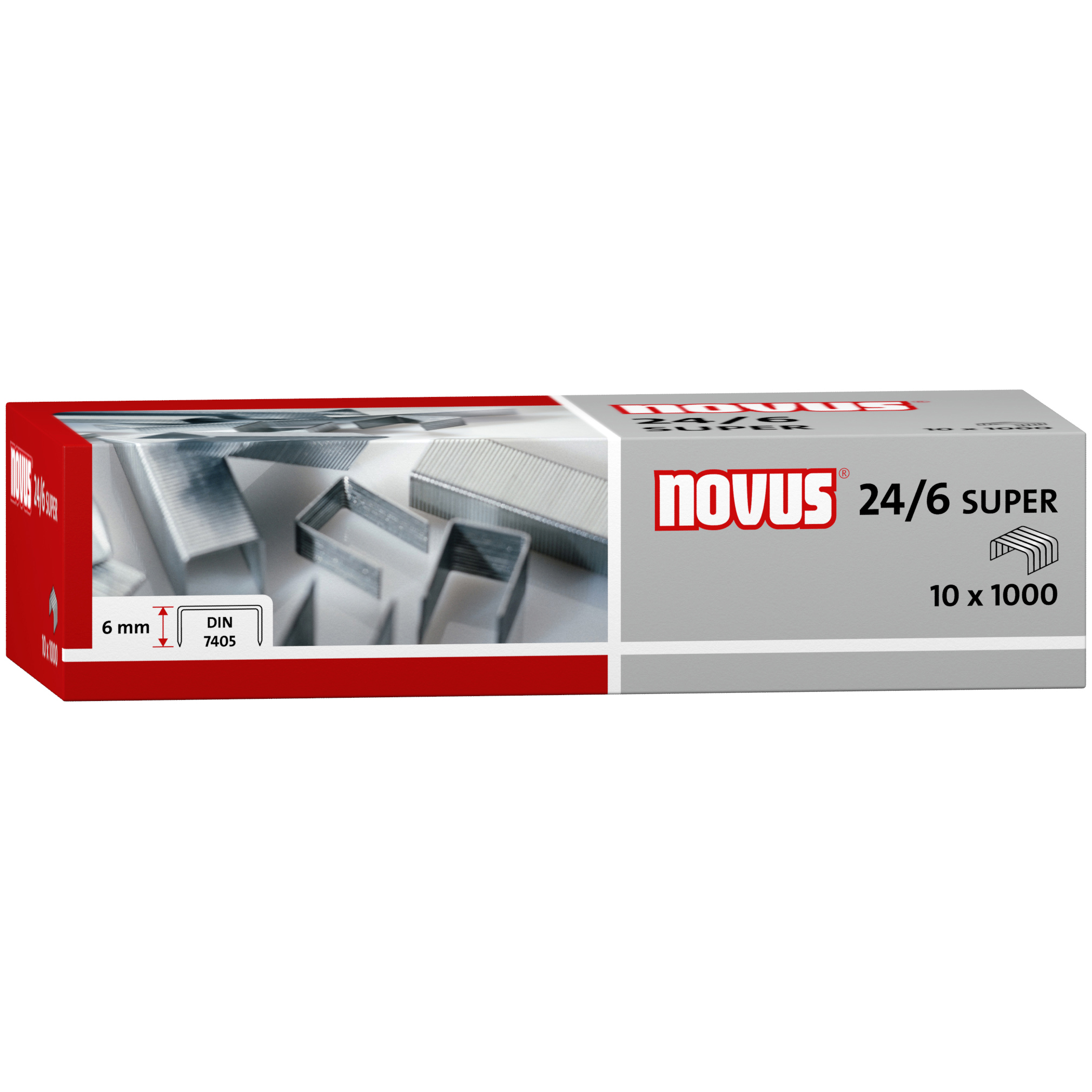 Heftklammern 24/6 DIN SUPER 10.000 Stk. 6mm
