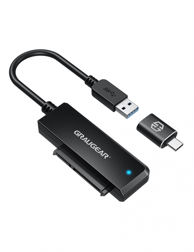 GrauGear USB 3.2 Adapterkabel Type-C & Type-A 2.5" SATA retail - Digital/Daten