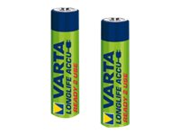 Varta Longlife - Batterie 2 x AAA-Typ - NiMH - (wiederaufladbar)