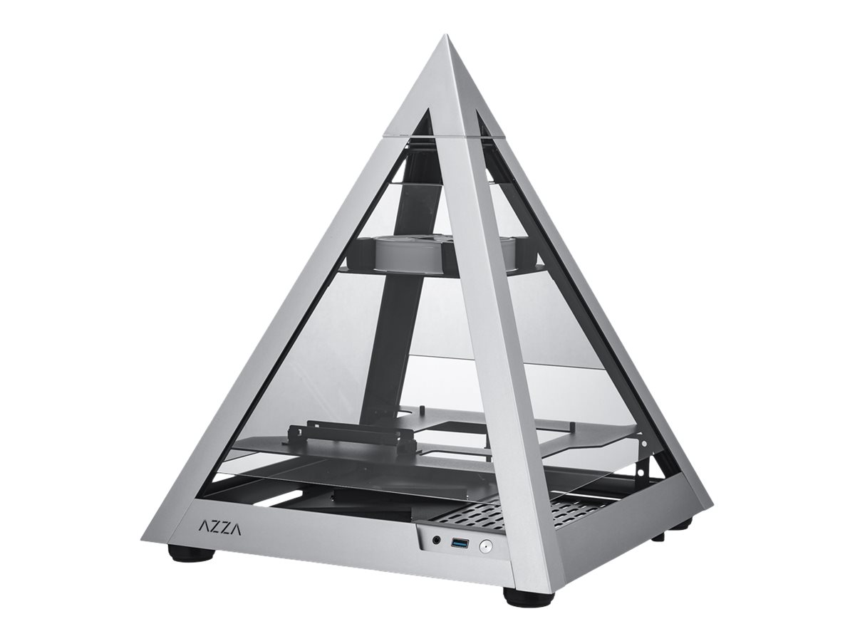 AZZA Pyramid Mini 806 - Schwarz - Glasfenster