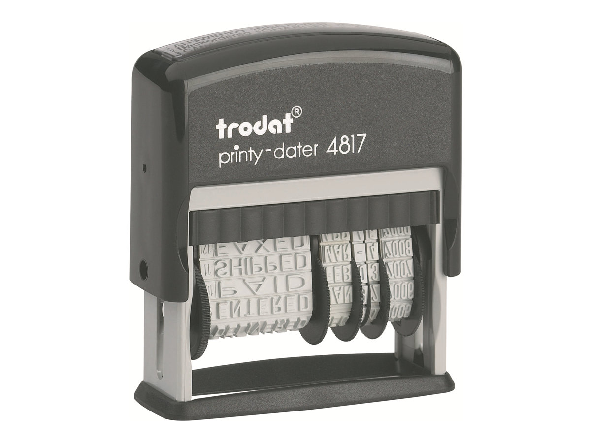 trodat Wortdrehstempel Printy DE m. Datum 4817