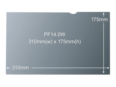 Lenovo 3M PF14.0W - Blickschutzfilter für Notebook - 35.6 cm (14")