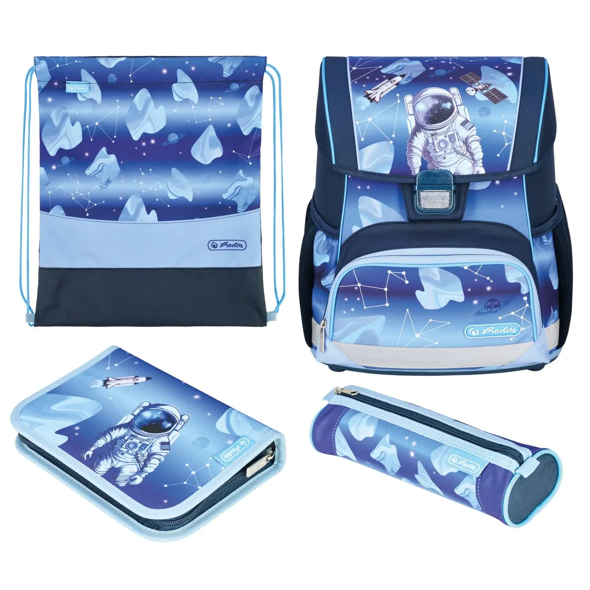 Herlitz | Schulranzen Loop Plus Cosmic Explorer