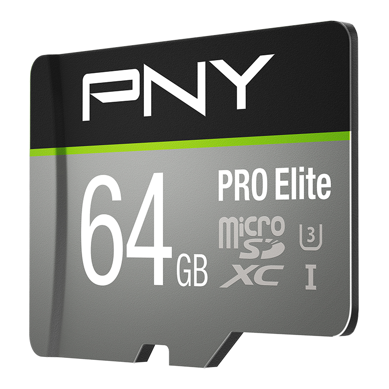 PNY PRO Elite - Flash-Speicherkarte (microSDXC-an-SD-Adapter inbegriffen)