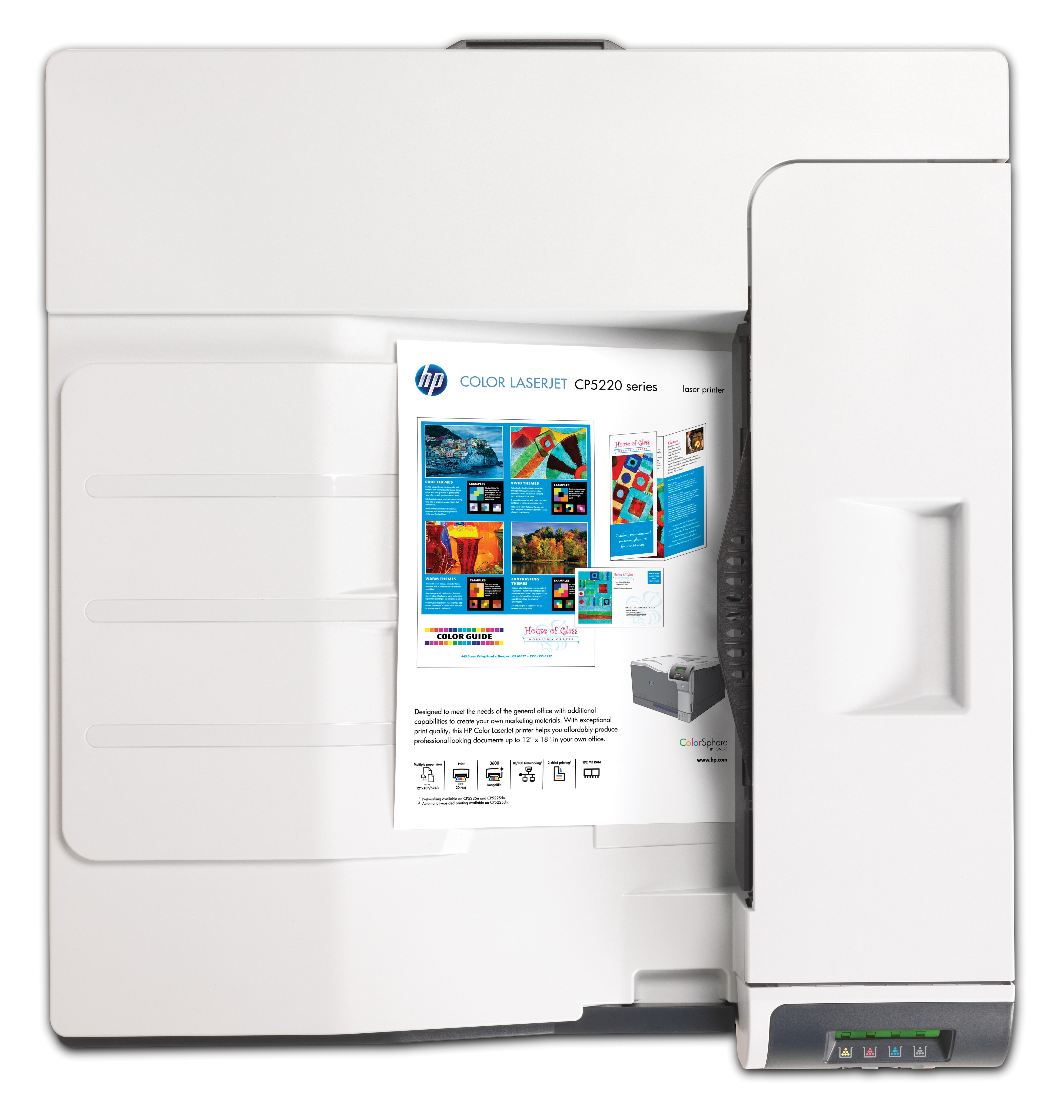HP Color LaserJet Professional CP5225dn - Drucker - Farbe - Duplex - Laser - A3 - 600 dpi - bis zu 20 Seiten/Min. (einfarbig)/
