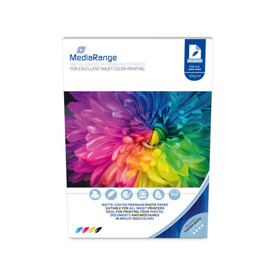 Fotopapier matt für Tintenstrahldrucker A4 105 g/m² – 100 Blatt