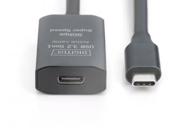 DIGITUS | Verlängerungskabel USB-C->USB-C St./Bu. 5G   10,00m