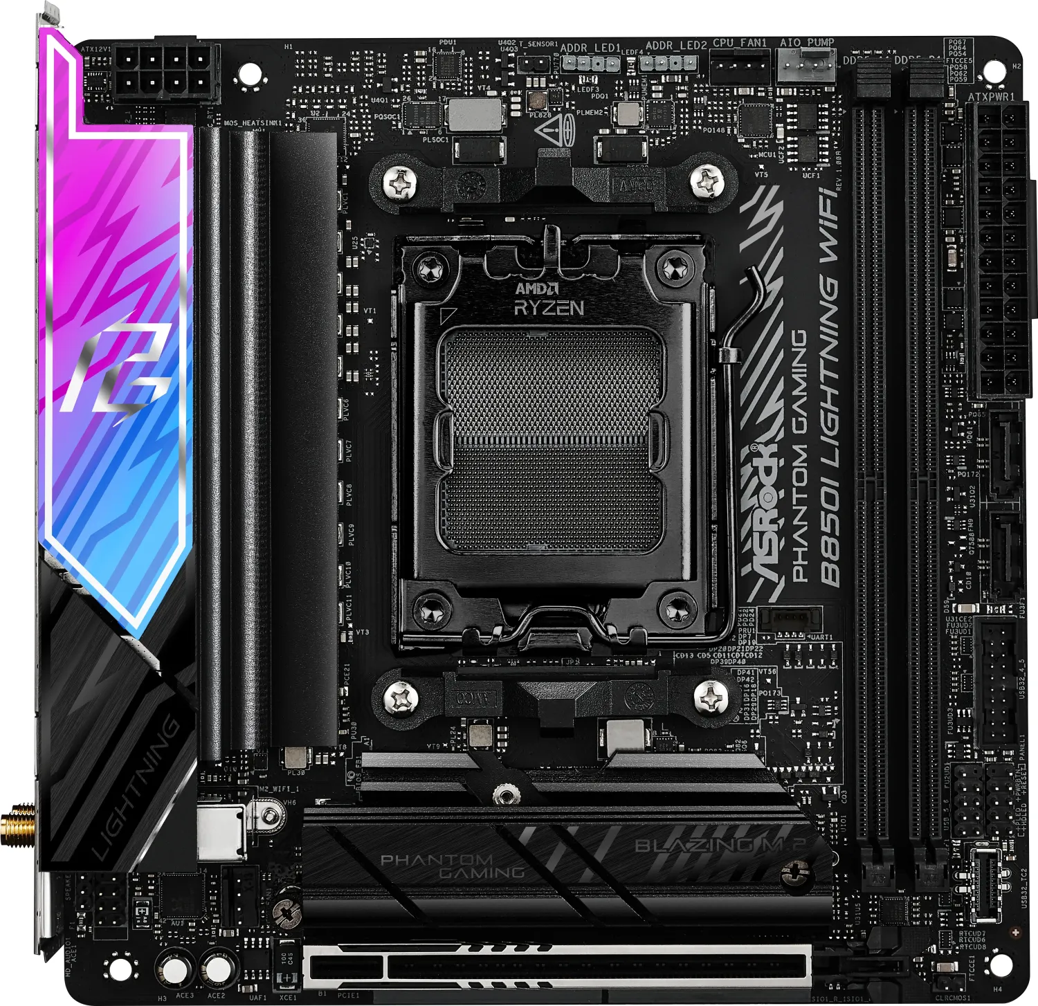 AsRock B850I Lightning WiFi - AMD B850 - So. AM5 - ITX