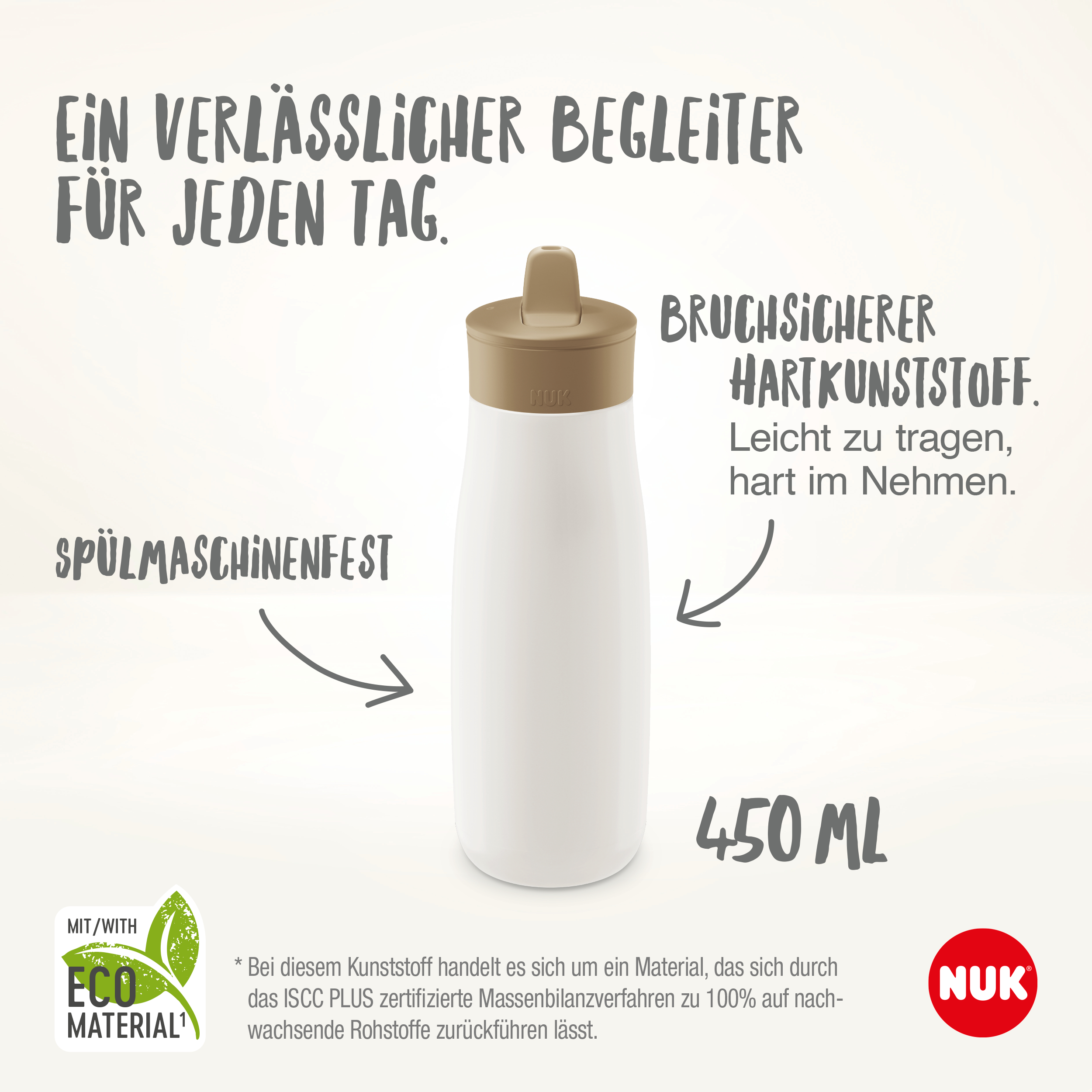 NUK | Trinkflasche | Mini-Me Peppa Pig | 450ml | Grün