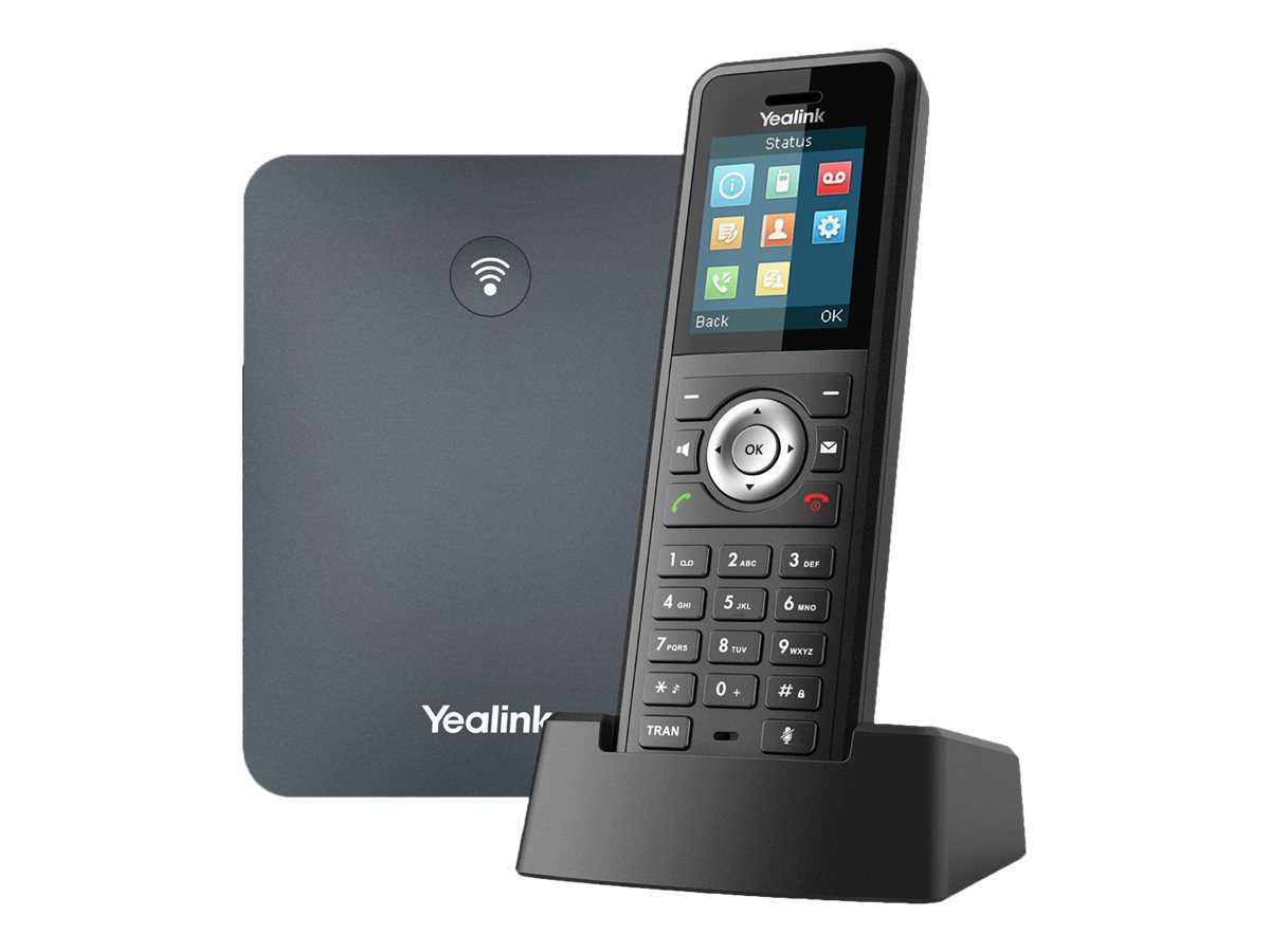 Yealink W79P - Schnurloses VoIP-Telefon - mit Bluetooth-Schnittstelle mit Rufnummernanzeige