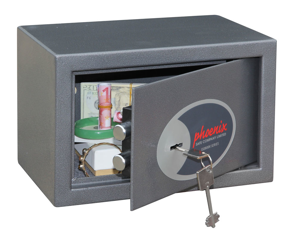 Phoenix Safe Co. VELA HOME & OFFICE - Graphit - Metallisch - Schlüssel - 10 l - Stahl - 310 mm - 200 mm