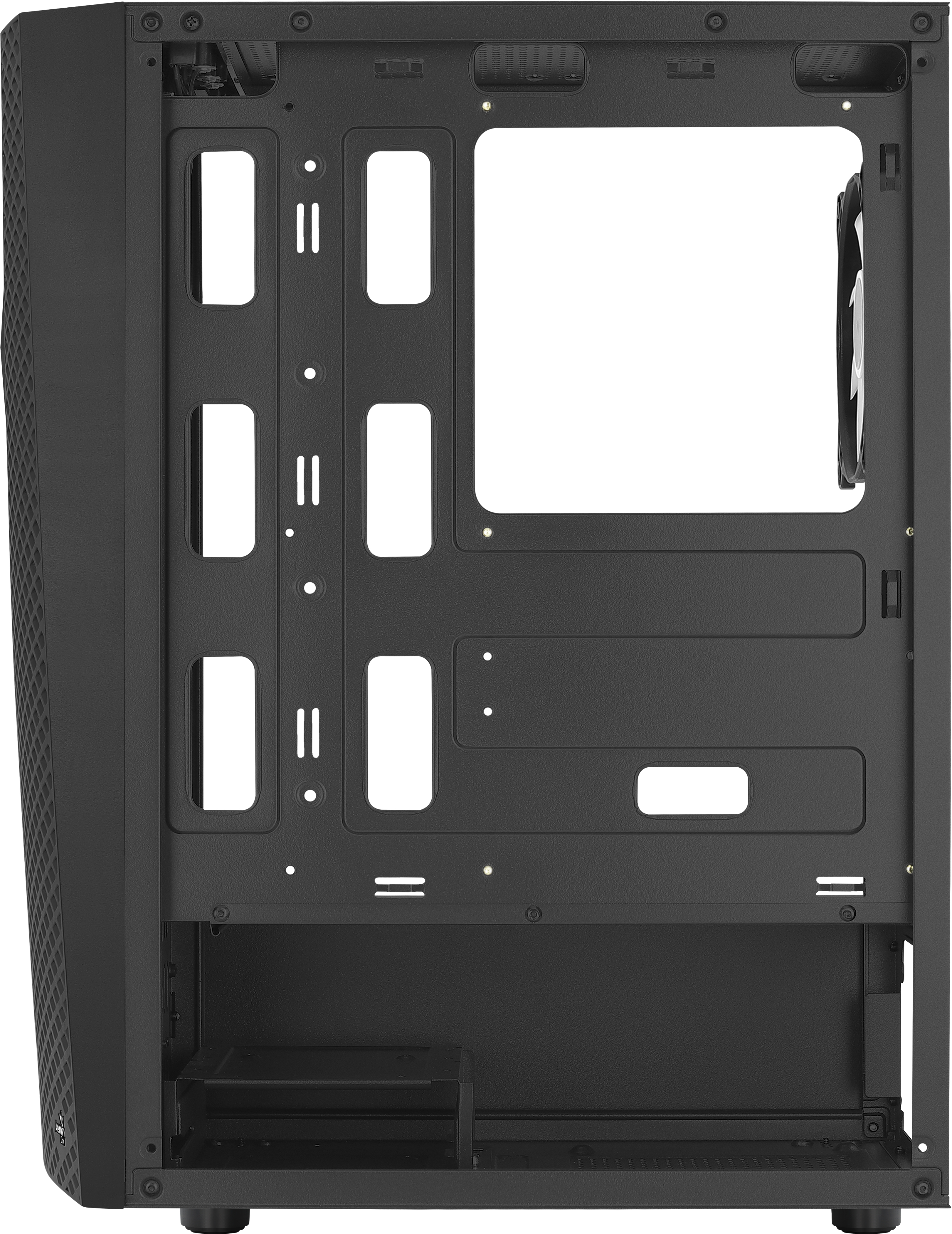 AeroCool Wave ARGB - Schwarz - Glasfenster